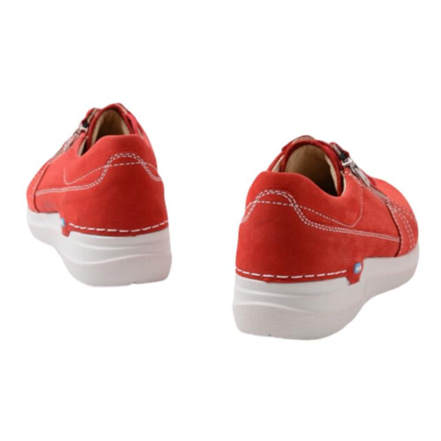 Wolky 06609 Feltwell Antique nubuck Veterschoenen Rood 06609 Feltwell Antique nubuck large