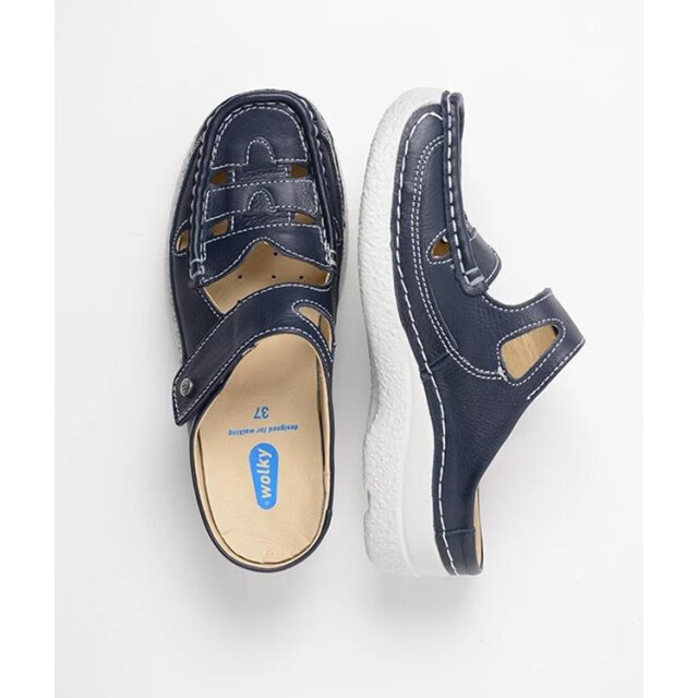 Wolky 0623420 Muiltjes Blauw 0623420 large
