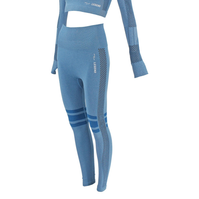 Legend Sports Sportlegging blue stripes Y4630041BLUETOPS large