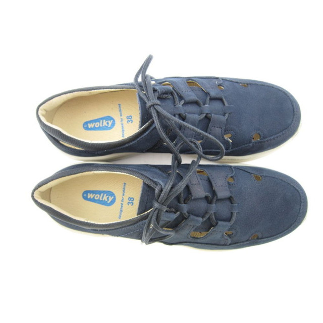 Wolky 05894-Galena Veterschoenen Blauw 05894-Galena large