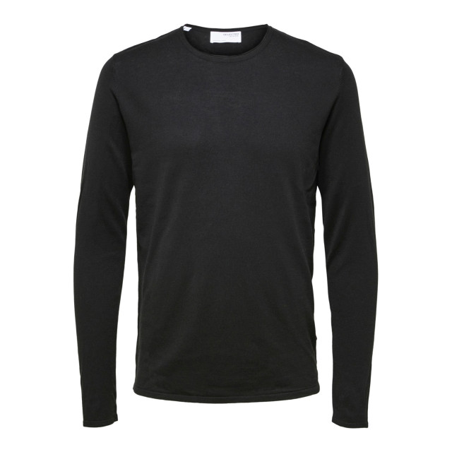 Selected Rocks knit crew neck 16079774-BLK-XXL large