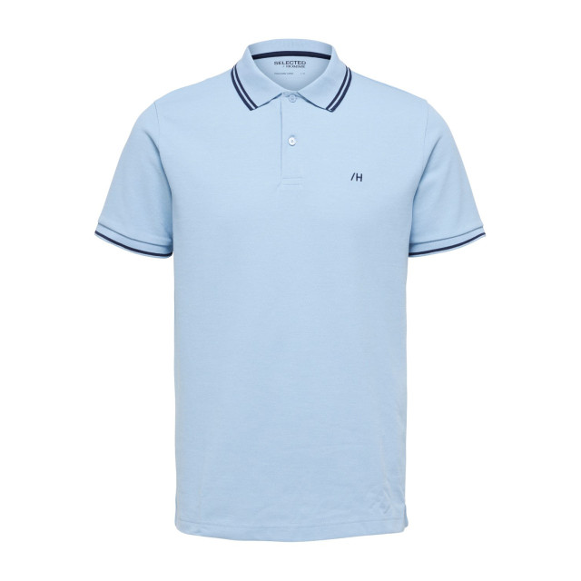 Selected Dante sport polo 16087840-SKY-XL large