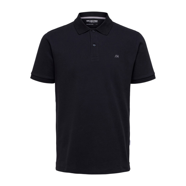 Selected Dante polo 16087839-BLK-S large