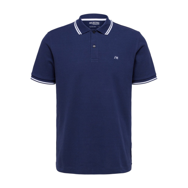 Selected Dante sport polo 16087840-NVY-XL large