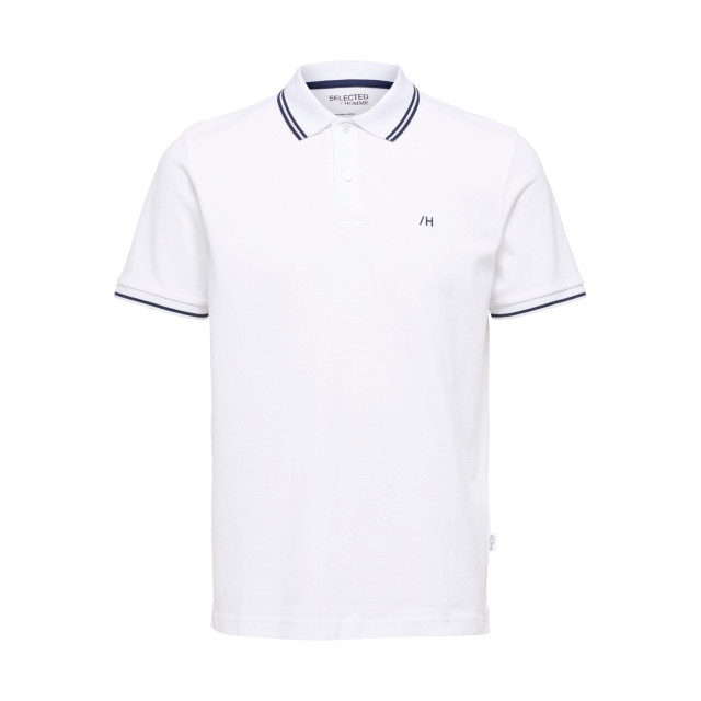 Selected Dante sport polo 16087840-WHT-S large