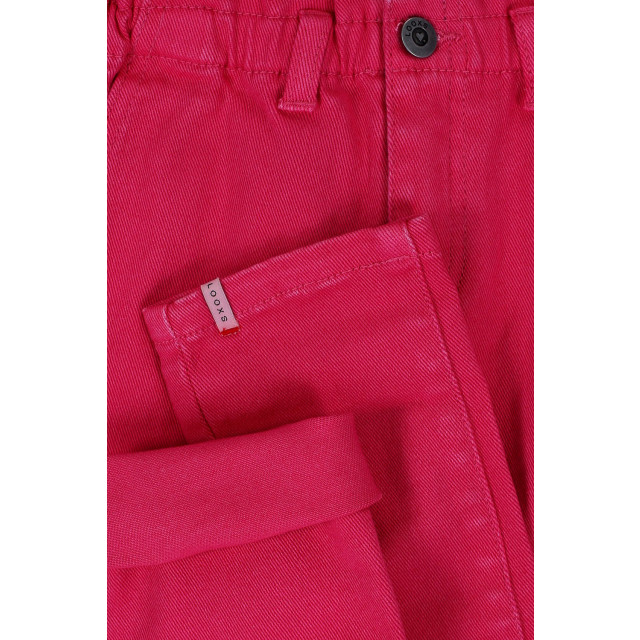 Looxs Revolution Denim momfit washed fuchsia voor meisjes in de kleur 2312-7666-258 large