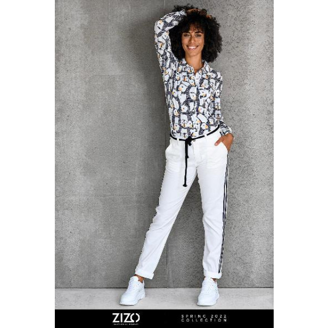 Zizo Broek zatino offwhite Zizo broek Zatino Offwhite large