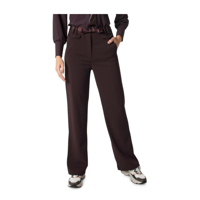 Zip73 W21/202/06/07 broek rechte pijp aubergine Zip73 W21/202/06/07 broek rechte pijp Aubergine large