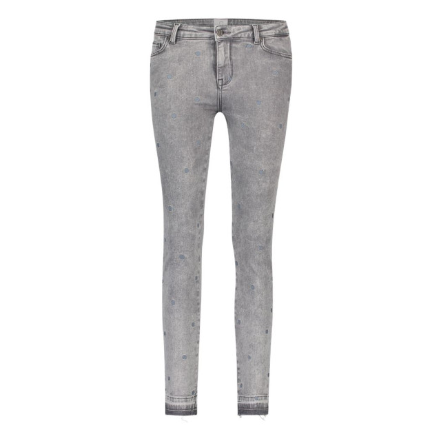 Simple Perza denim with embrodery wv-cot grey Simple Perza Denim with embrodery WV-COT Grey large