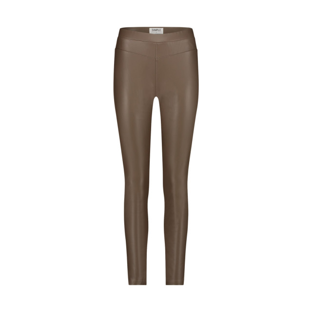 Simple Leatherlook legging peet Simple Leatherlook legging Peet Bruin large