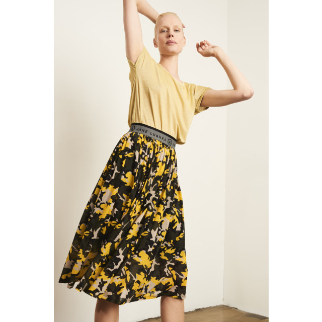 Jane Lushka Cmks2122020 skirt eden army/yellow Jane Lushka CMKS2122020 Skirt Eden Army/yellow large