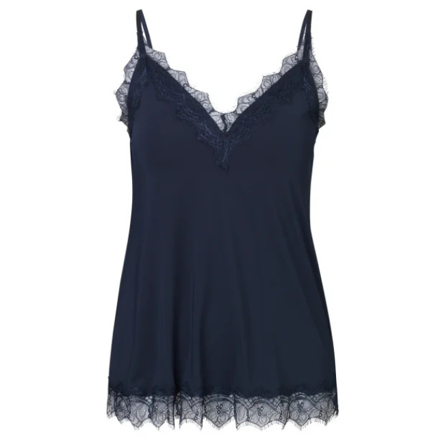 Rosemunde Strap top met lace darkblue 4217-192-36-1 large