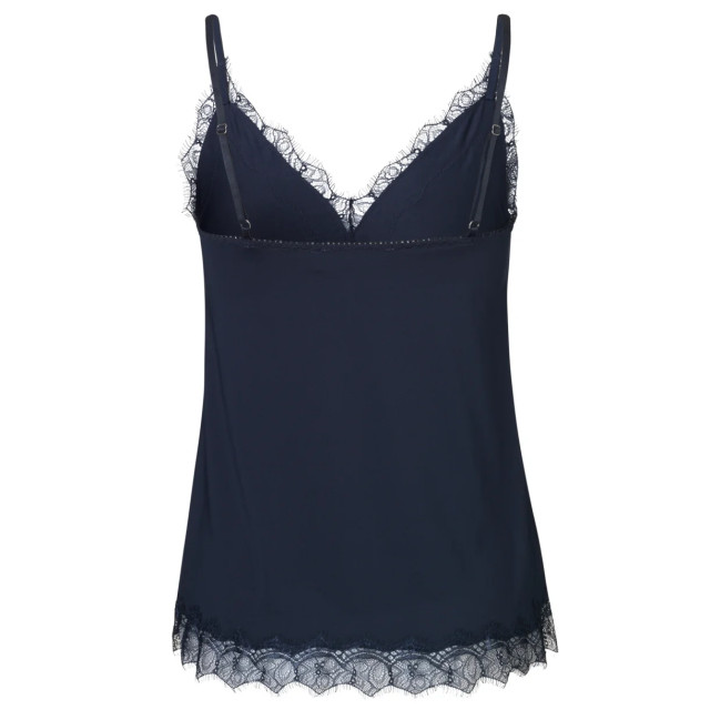 Rosemunde Strap top met lace darkblue 4217-192-36-1 large