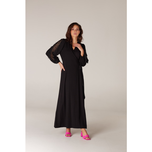 Jansen Amsterdam Danoa wrap dress black 0-5-1-2-1-3-1-1-2-1-1-3-1-1-2-1-2-2-2-2-1-1-1-2-1-2-1-2-1-1-1-1-1-1-2-1-1-1-1-3 large