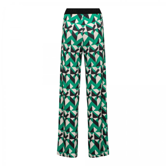 &Co Woman Loa s.block broek green multi &Co woman Loa S.Block broek Green Multi large