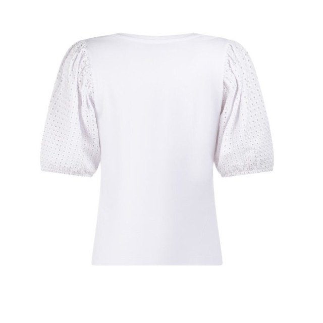 Zoso Melanie t-shirt h embroderie white 8720036547752 large