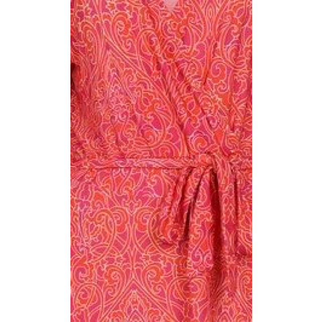 Zoso Patty splendour printed dress fuchsia/orange 8720036572396 large