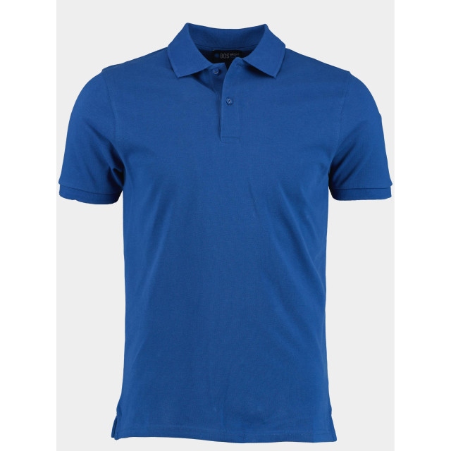 Bos Bright Blue Polo korte mouw polo slim fit 2200900/235 172118 large