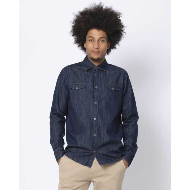 J.C. Rags Rufus casual overhemd met lange mouwen 077711-001-XXL large