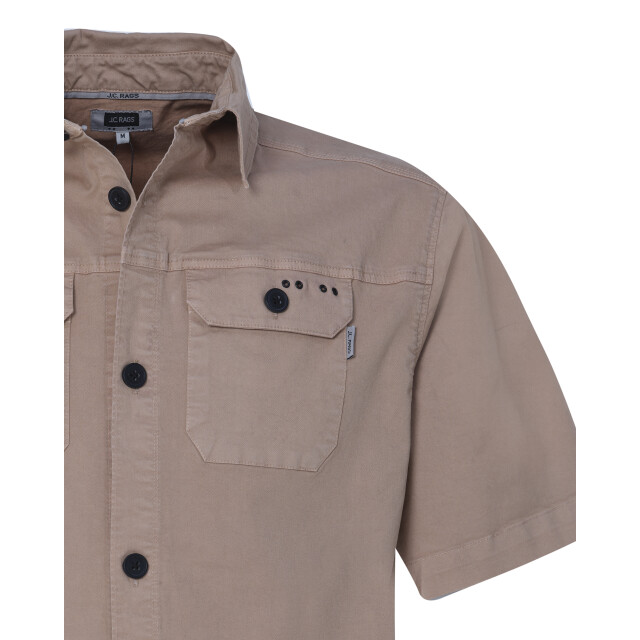 J.C. Rags Casual overhemd met korte mouwen 081581-003-L large