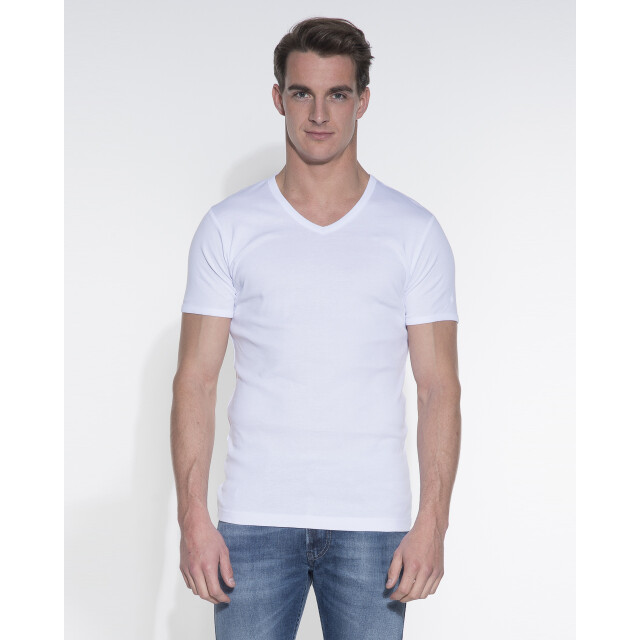 Garage Slim fit t-shirt v-hals 014015-01-M large