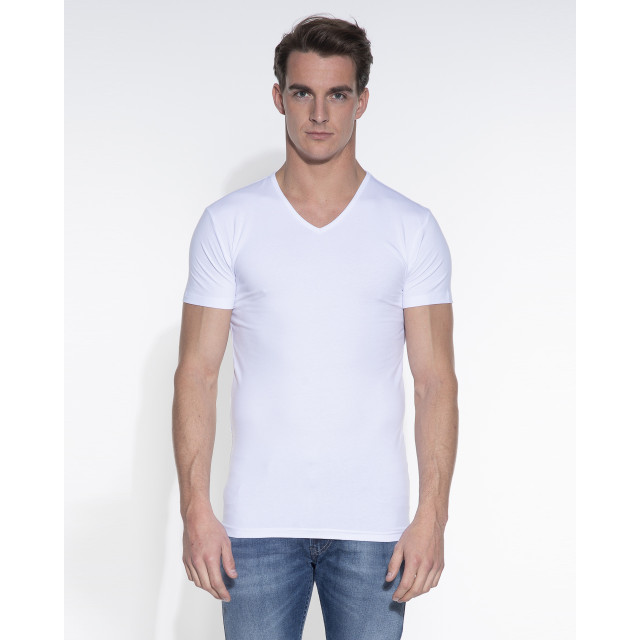 Garage Slim fit t-shirt v-hals 014017-01-XL large