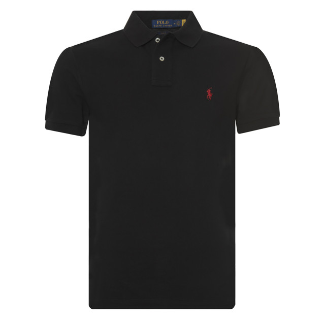 Polo Ralph Lauren Slim fit mesh polo met korte mouwen 058492-002-XL large