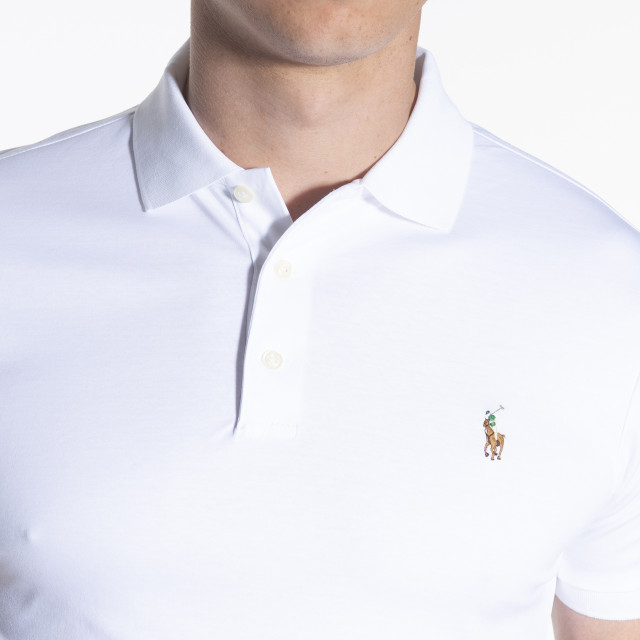 Polo Ralph Lauren Slim fit soft touch polo met korte mouwen 047437-001-XXL large