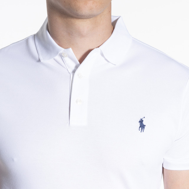 Polo Ralph Lauren Slim fit stretch mesh polo met korte mouwen 047432-003-L large