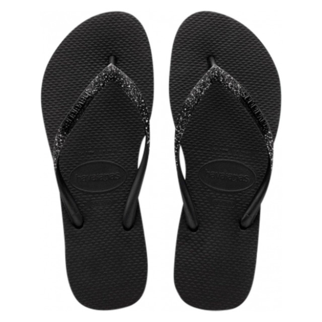 Havaianas Slim glitter dark grey Slim Glitter Black large