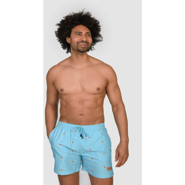 Narwal Icelolly swimshort NW0110 -skyblue large