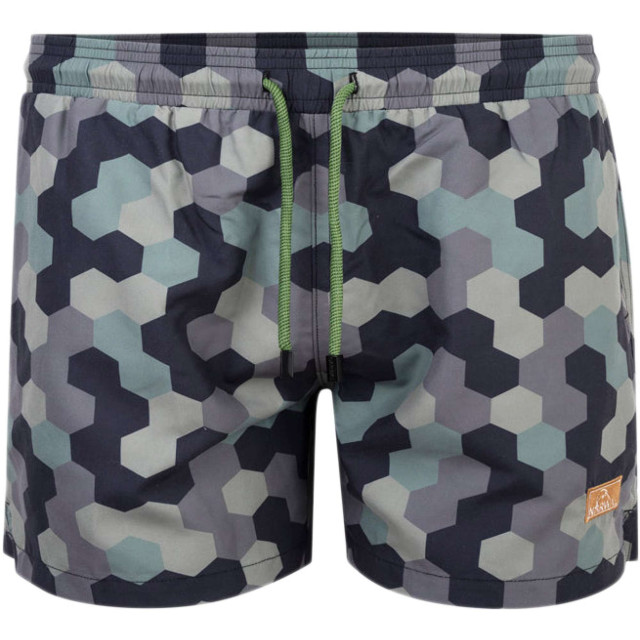 Narwal Cyber camo swimshort NW0320 -green large