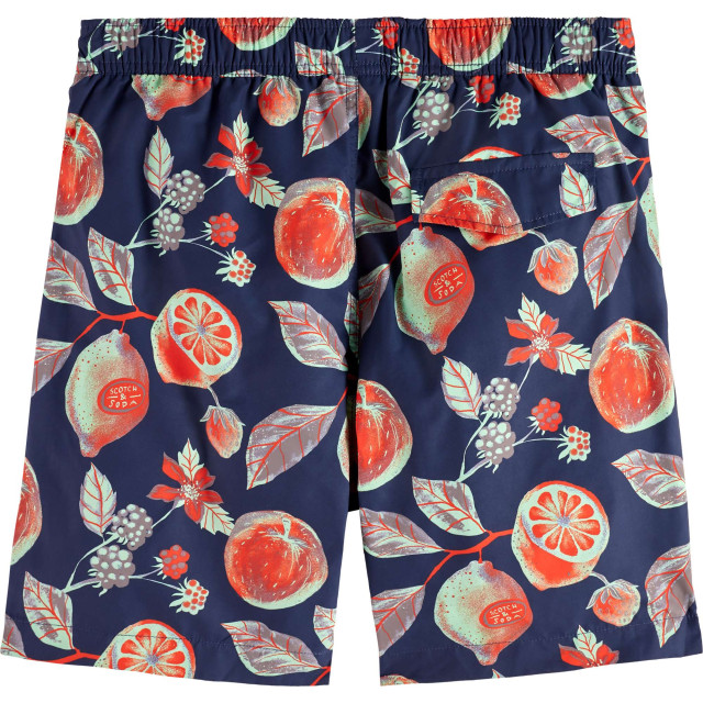 Scotch & Soda Mid length printed swimshort multi fruits aop 172414-5990 large