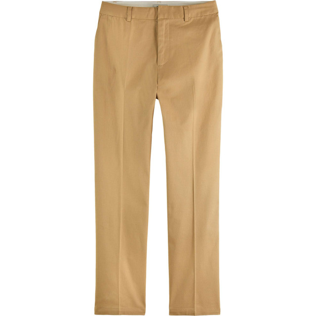 Scotch & Soda Abott mid rise tapered chino in o sand 167604-0137 large