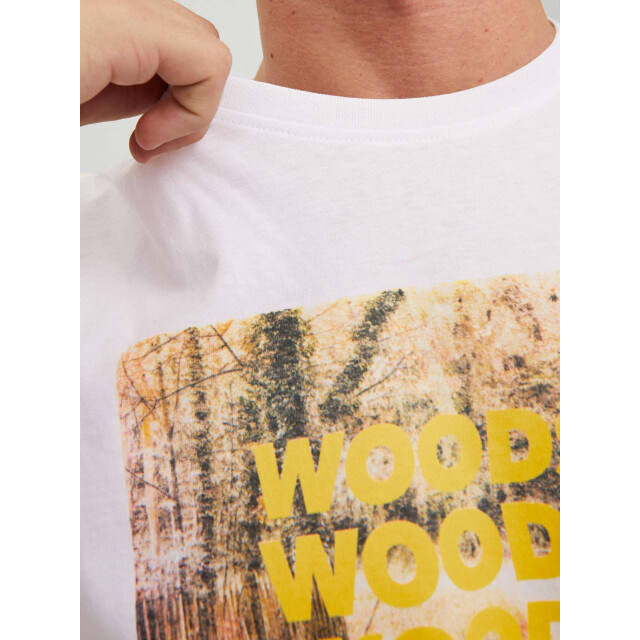 Jack & Jones Outside tee ss crew neck bright white 12216180-177627 large