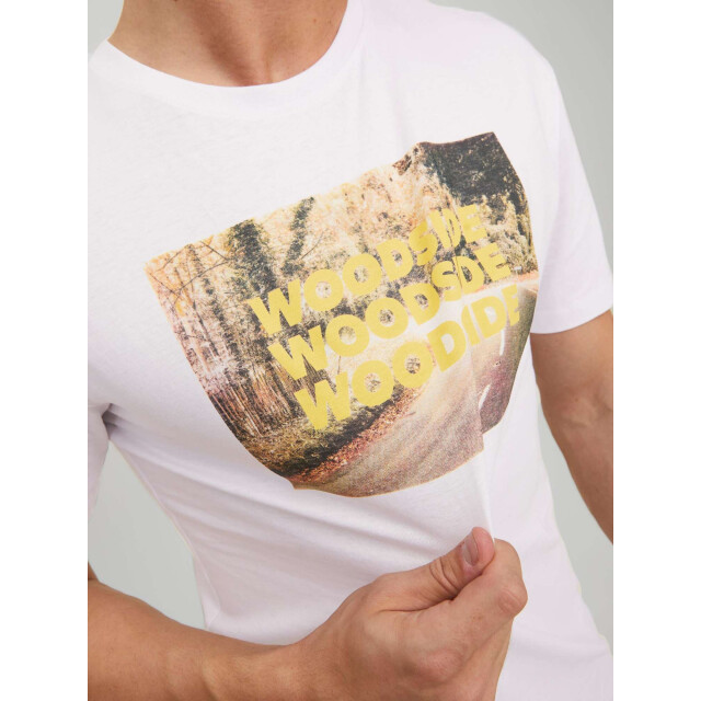 Jack & Jones Outside tee ss crew neck bright white 12216180-177627 large