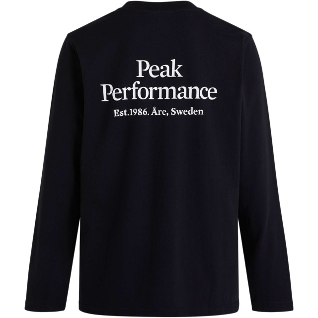 Peak Performance M original longsleeve backprinted black G78035030 large