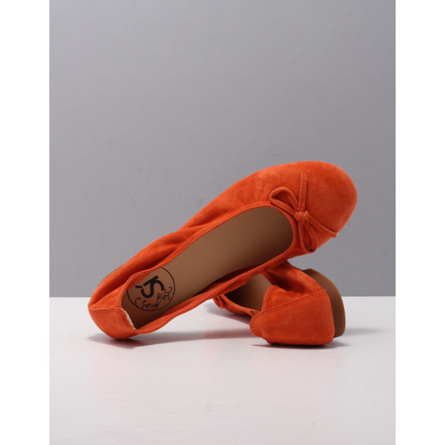 Si Ballerina's dames 2316348 d.orange suede 126229-66 large
