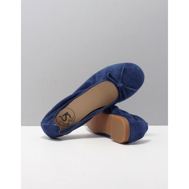 Si Ballerina's dames 2316351 bright d.blue suede 126229-73 large