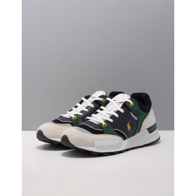 Polo Ralph Lauren Sneakers/lage-sneakers heren navy-forest-gold leer combi 126044-79 large