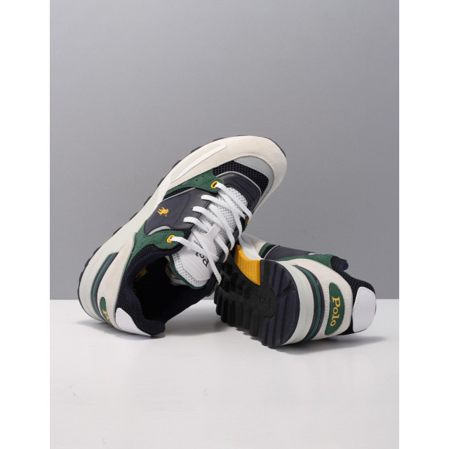 Polo Ralph Lauren Sneakers/lage-sneakers heren navy-forest-gold leer combi 126044-79 large
