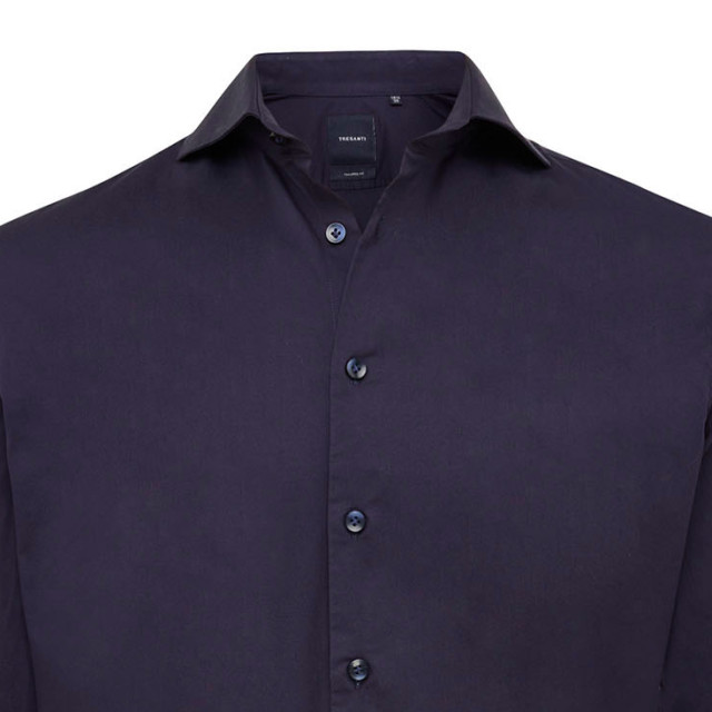 Tresanti Nilo | stretch overhemd donkerblauw TRSHZZ001-803 large