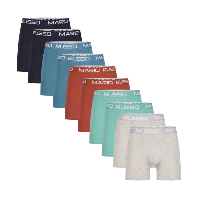 Mario Russo 10-pack basic boxers MR-10P-SUM-L large