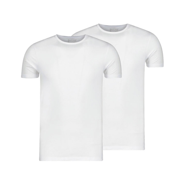 Slater 10+10 tencel 2-pack t-shirt r-neck 077669-001-L large