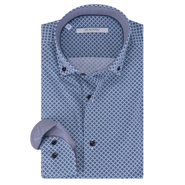 The Blueprint Trendy overhemd met lange mouwen 084832-001-XXXL large