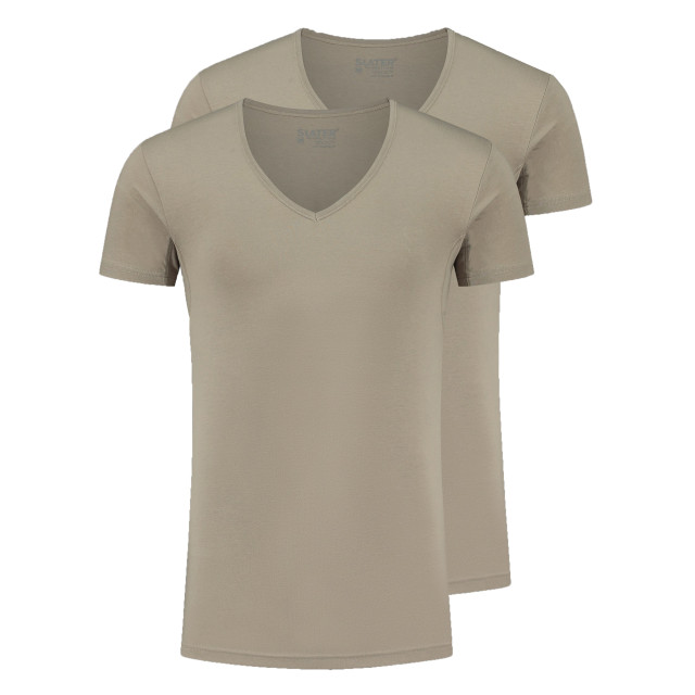 Slater Tencel coolmax t-shirt met korte mouwen 085945-001-M large