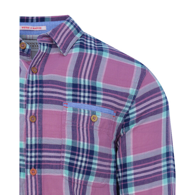 Scotch & Soda Casual overhemd met lange mouwen 084694-001-XL large