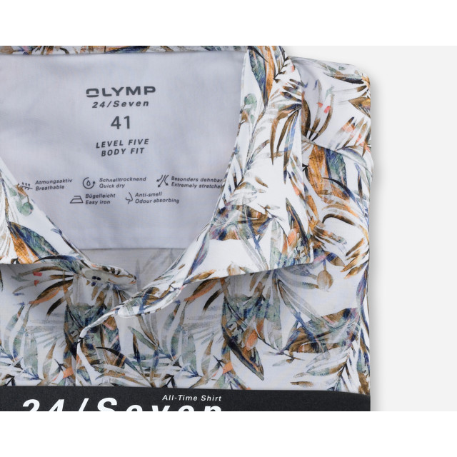 Olymp 24/seven level 5 overhemd met korte mouwen 075694-001-42 large