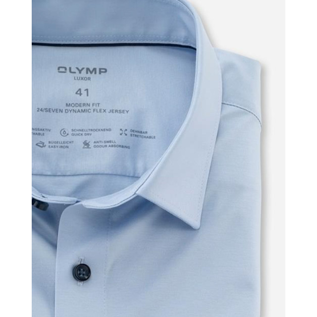 Olymp Luxor 24/7 modern fit overhemd met lange mouwen 074108-001-46 large