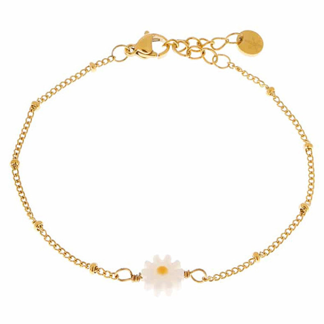 Label Kiki Armband daisy gold Daisy gold large